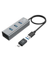 P-G-HUB4-AC | GrauGear USB-HUB 4x USB 3.0 Ports Type-A...