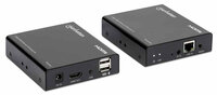 P-207683 | Manhattan 1080pa60Hz HDMI KVM over IP Extender Set bis 120m - Kabel-/Adapterset - Digital/Display/Video | 207683 | Zubehör