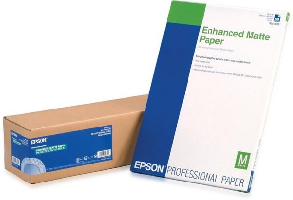 Y-C13S041595 | Epson Enhanced Matte - Papier, matt - Rolle A1 (61,0 cm x 30,5 m) | C13S041595 | Verbrauchsmaterial