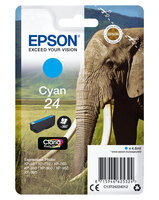 Epson Elephant Singlepack Cyan 24 Claria Photo HD Ink - Standardertrag - Tinte auf Farbstoffbasis - 4,6 ml - 360 Seiten - 1 Stück(e)
