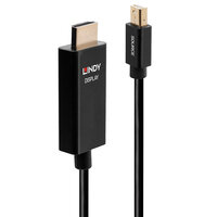 Lindy 40923 - 3 m - Mini DisplayPort - HDMI Typ A (Standard) - Männlich - Männlich - Gerade