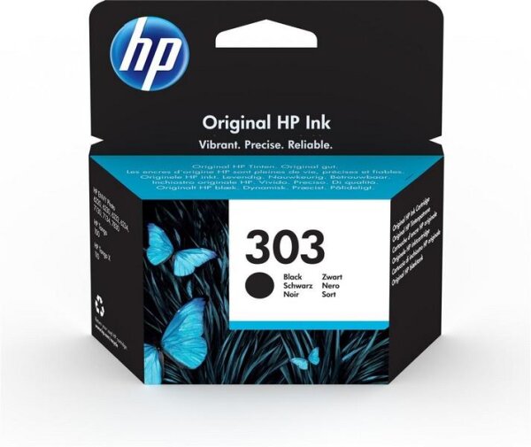 N-T6N02AE#UUS | HP 303 - Original - Tinte auf Pigmentbasis - Schwarz - HP - HP ENVY 6200 - 7100 - 7134 - 7800 / HP Tango Printer - X - 1 Stück(e) | T6N02AE#UUS | Verbrauchsmaterial
