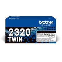N-TN2320TWIN | Brother TN-2320TWIN - Schwarz - 1 Stück(e) | TN2320TWIN | Verbrauchsmaterial