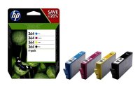 Y-N9J73AE | HP 364 - 4er-Pack - Schwarz, Gelb, Cyan, Magenta | N9J73AE | Verbrauchsmaterial