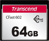 Transcend TS64GCFX602 - 64 GB - CFast 2.0 - 500 MB/s - 350 MB/s - Schwarz