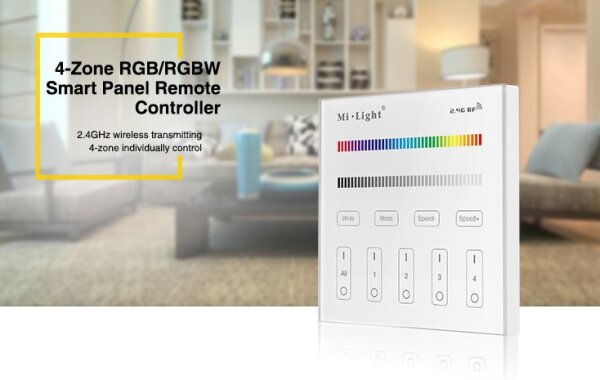 L-TLN1095 | Synergy 21 LED Fernbedienung Smart Panel RGB/RGB-W 4 Zonen |  | Netzwerktechnik