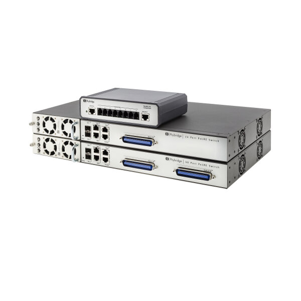 L-NV-PL-024 | Phybridge NV-PL-024 - Managed - Gigabit Ethernet (10/100/1000) - Power over Ethernet (PoE) - Rack-Einbau - 1U | NV-PL-024 | Netzwerktechnik