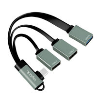 P-UA0361 | LogiLink UA0361 - Hub - 5 Gbps - 3-Port - USB 2.0, USB 3.0, USB Typ C | UA0361 | Netzwerktechnik