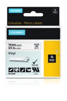 P-18445 | Dymo IND Vinyletiketten - Schwarz auf weiss - Mehrfarbig - Vinyl - -40 - 80 °C - UL 969 - DYMO | 18445 | Verbrauchsmaterial