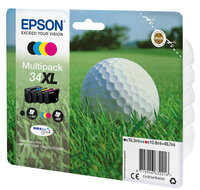 P-C13T34764010 | Epson Golf ball Multipack 4-colours 34XL...