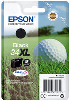 P-C13T34714010 | Epson Golf ball Singlepack Black 34XL DURABrite Ultra Ink - Hohe (XL-) Ausbeute - Tinte auf Pigmentbasis - 16,3 ml - 1100 Seiten - 1 Stück(e) | C13T34714010 | Verbrauchsmaterial