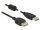 Delock 84884 - 1,5 m - USB A - USB A - USB 2.0 - Männlich/Weiblich - Schwarz