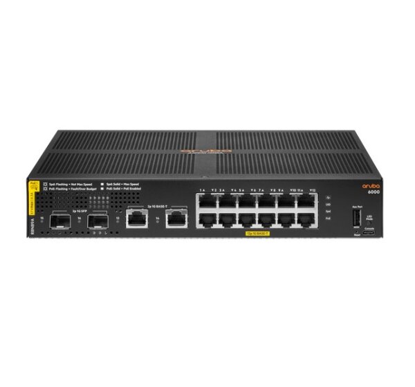 HPE 6000 12G Class4 PoE 2G/2SFP 139W - Managed - L3 - Gigabit Ethernet (10/100/1000) - Power over Ethernet (PoE) - Rack-Einbau - 1U