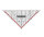 P-723320000 | Möbius   Ruppert 2332 - 0000 - Dreieck - Schwarz - Rot - Weiß - Polystyrene - 32 cm | 723320000 | Büroartikel