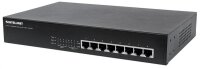 P-560641 | Intellinet 8-Port Gigabit Ethernet PoE+ Switch - IEEE 802.3at/af Power-over-Ethernet (PoE+/PoE)-konform - 140 W - Endspan - Desktop - 19 Rackmount - Gigabit Ethernet (10/100/1000) - Vollduplex - Power over Ethernet (PoE) - Rack-Einbau | 560641