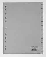 Durable 6507-10 - Index der Registerkarte Monate - Polypropylen (PP) - Grau - Porträt - A4 - 230 mm
