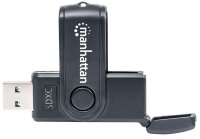 Manhattan USB 3.2 Gen 1 Mini Multi-Card Reader/Writer -...