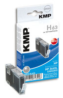 KMP H63 - Tinte auf Farbstoffbasis - Foto schwarz - HP...