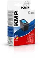 KMP C88 - Tinte auf Pigmentbasis - Cyan - Magenta - Gelb - Canon Pixma MG2150/ MG2250/ MG3150/ MG3250/ MG4150/MG4250 - 1 Stück(e)