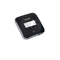 Netgear Nighthawk M2 Mobiler WLAN Router / 4G LTE Router MR2100 (bis zu 2 GBit/s Download-Geschwindigkeit - LTE Cat20 Hotspot für 20 Geräte - WiFi überall nutzen - für jede SIM-Karte freigeschaltet) - Router für Mobilfunknetz - Schwarz - Tragbar - LCD - 6