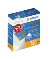 HERMA Transparol Fotoecken Spendepackung 500 St. - Transparent - 500 Stück(e)