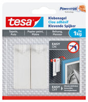 Tesa Adhesive Nail - indoor - Hilfshaken - Transparent -...