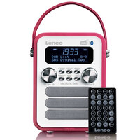 I-PDR-051PINK/WH | Lenco PDR-051 pink/weiss | PDR-051PINK/WH | Audio, Video & Hifi