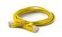 WANTEC 7294 - 25 m - Cat6a - U/UTP (UTP) - RJ-45 - RJ-45 - Gelb