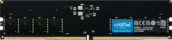 P-CT32G48C40U5 | Crucial RAM - 32 GB - DDR5 4800 UDIMM CL40 - 32 GB - DDR5 | CT32G48C40U5 | PC Komponenten