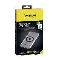 Intenso Powerbank WPD10000 silber inkl. Wireless Charger