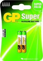 I-03025AC2 | GP Battery Super Alkaline AAAA - Einwegbatterie - AAAA - Alkali - 1,5 V - 2 Stück(e) - Mehrfarbig | 03025AC2 | Zubehör
