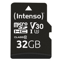 I-3433480 | Intenso 3433480 - 32 GB - MicroSDHC - Klasse 10 - UHS-I - 100 MB/s - 45 MB/s | 3433480 | Verbrauchsmaterial