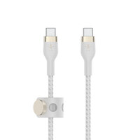 I-CAB011BT2MWH | Belkin Boost Charge USB-C to 2.0 Braided Silicon 2M White - Digital/Daten | CAB011BT2MWH | Zubehör