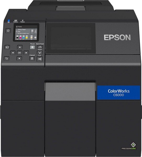 Y-C31CH76102 | Epson ColorWorks CW-C6000Ae - Tintenstrahl - 1200 x 1200 DPI - 119 mm/sek - Kabelgebunden - Schwarz | C31CH76102 | Drucker, Scanner & Multifunktionsgeräte