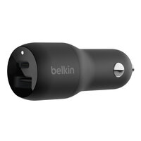 I-CCB004BTBK | Belkin Dual Car Charger with PPS 37W |...