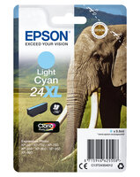 I-C13T24354012 | Epson Elephant Singlepack Light Cyan 24XL Claria Photo HD Ink - Hohe (XL-) Ausbeute - Tinte auf Pigmentbasis - 9,8 ml - 740 Seiten - 1 Stück(e) | C13T24354012 | Verbrauchsmaterial