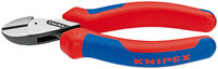 KNIPEX X-Cut - Seitenschneider - Chrom-Vanadium-Stahl - Kunststoff - Blau/Rot - 16 cm - 175 g
