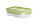 EMSA Clip & Go Yoghurtbox rechteckig 0,6l - Brotdose - Erwachsener - Grün - Transparent - Polypropylen (PP) - Thermoplastisches Elastomer (TPE) - Einfarbig - Rechteckig