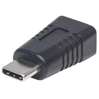 Manhattan USB-C auf USB Mini-B-Adapter - Typ C-Stecker auf Mini B-Buchse - USB 2.0 - 480 Mbit/s - schwarz - USB C - USB Mini-B - Schwarz