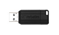Verbatim PinStripe - USB-Stick 8 GB - Schwarz - 8 GB - USB Typ-A - 2.0 - 10 MB/s - Dia - Schwarz