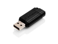 P-49071 | Verbatim PinStripe - USB-Stick 128 GB - Schwarz...