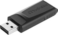Verbatim Slider - USB-Stick 128GB - Schwarz - 128 GB - 2.0 - Dia - 8 g - Schwarz