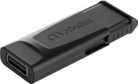 P-49328 | Verbatim Slider - USB-Stick 128GB - Schwarz -...