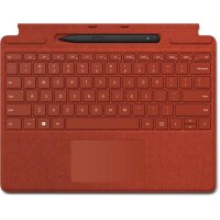 Microsoft MS Surface Pro8 TypeCover+ Pen Bundle MohnRot...