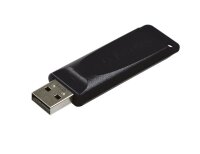 Verbatim Slider - USB-Stick 64 GB - Schwarz - 64 GB - USB Typ-A - 2.0 - 10 MB/s - Dia - Schwarz