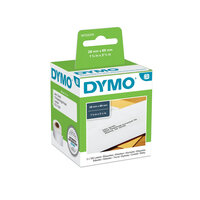 Dymo LW - Standardadressetiketten Permanent Papier - 28 x 89 mm - S0722370 - Weiß - Selbstklebendes Druckeretikett - Papier - Dauerhaft - Rechteck - LabelWriter
