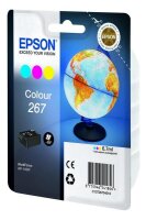 Y-C13T26704010 | Epson Globe Singlepack Colour 267 ink cartridge - Tinte auf Pigmentbasis - 6,7 ml - 200 Seiten - 1 Stück(e) | Herst. Nr. C13T26704010 | Tintenpatronen | EAN: 8715946541846 |Gratisversand | Versandkostenfrei in Österrreich