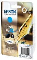 Epson Tintenpatrone XL cyan DURABrite Ultra T 163     T 1632