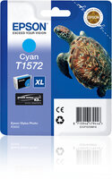 I-C13T15724010 | Epson Turtle T1572 Cyan - Hohe (XL-) Ausbeute - 25,9 ml - 2300 Seiten - 1 Stück(e) | C13T15724010 | Verbrauchsmaterial