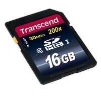 Transcend SDHC              16GB Class 10